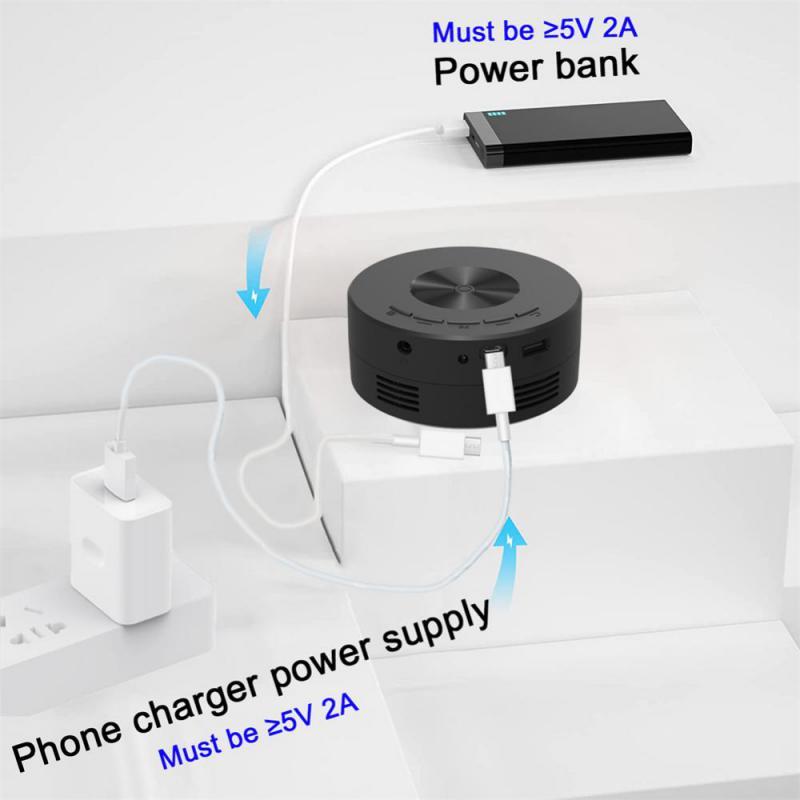 Smart Projector WiFi Portable 1080P Home Theater Video LED Mini Projector