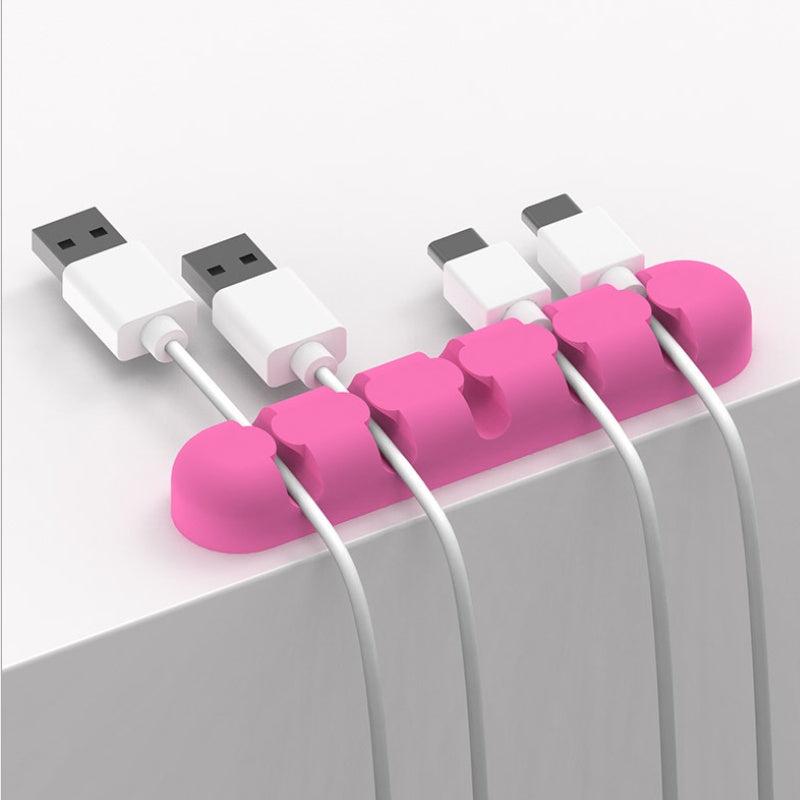 Desktop data cable storage finishing multi-card position management line
