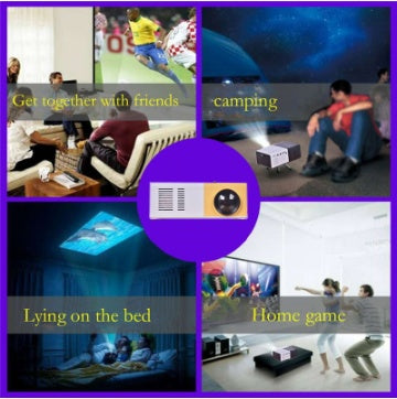 Portable Projector 3D Hd Led Home Theater  Projector