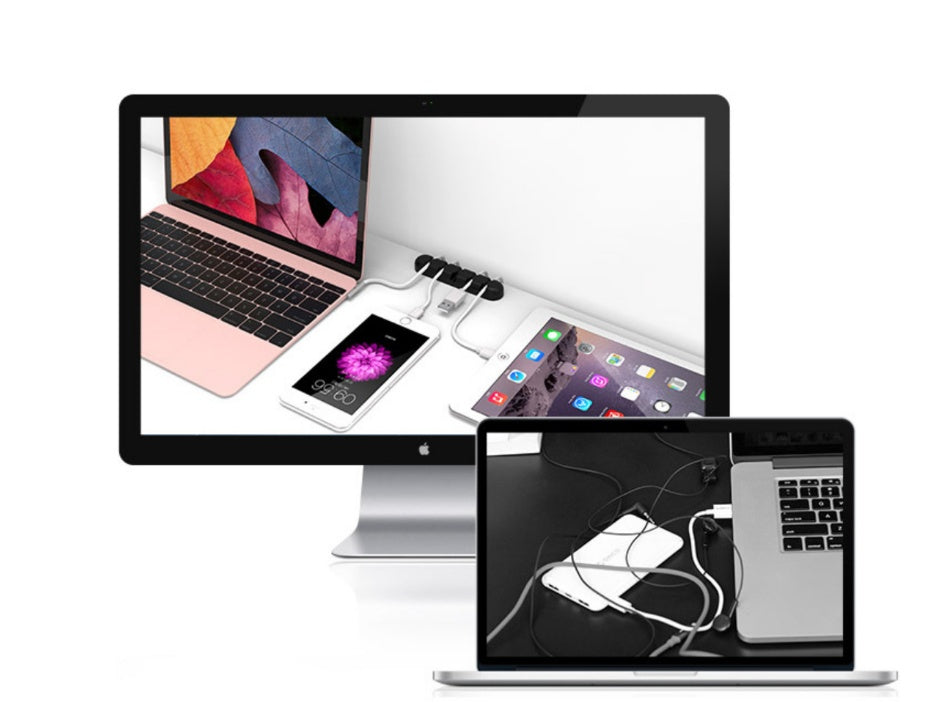 Desktop data cable storage finishing multi-card position management line