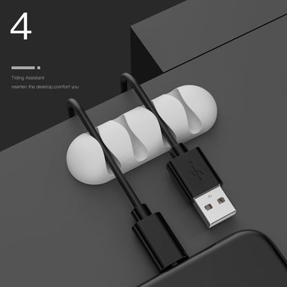 Smart Cable Holder Silicone Flexible Cable Winder Wire Organizer Holder Cord Management