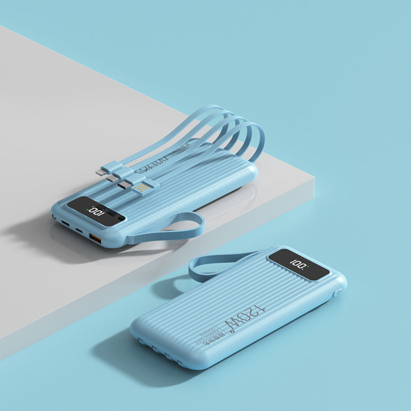 Super Fast Charge 20000 MA Large Capacity Portable Digital Display Power Bank