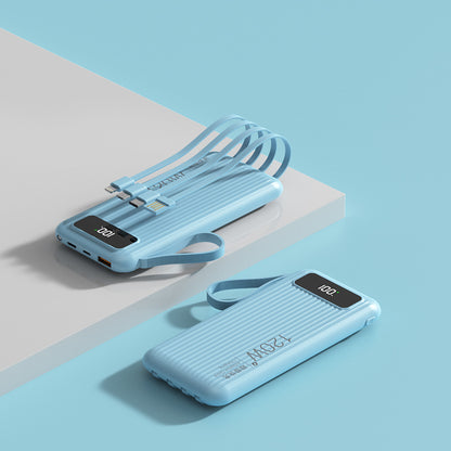 Super Fast Charge 20000 MA Large Capacity Portable Digital Display Power Bank