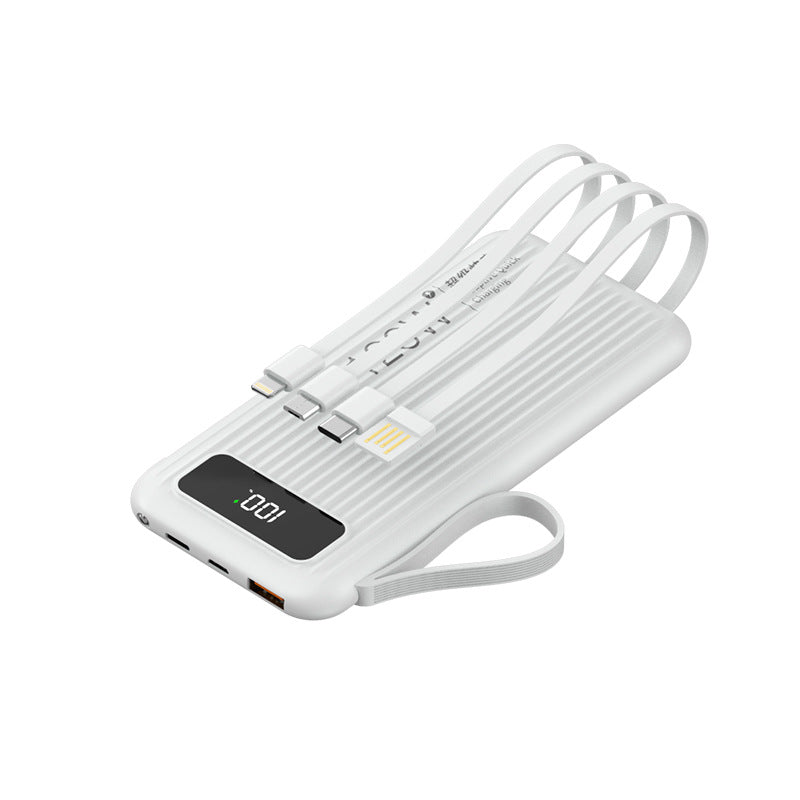 Super Fast Charge 20000 MA Large Capacity Portable Digital Display Power Bank