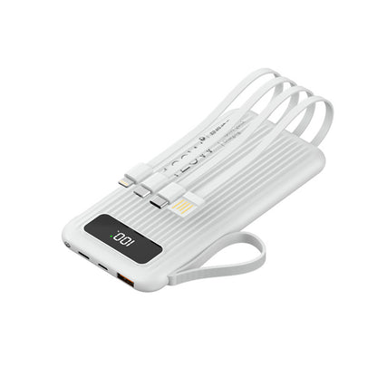Super Fast Charge 20000 MA Large Capacity Portable Digital Display Power Bank
