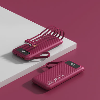 Super Fast Charge 20000 MA Large Capacity Portable Digital Display Power Bank