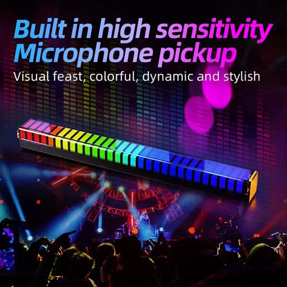 RGB Sound Pickup Lamp LED Atmosphere Lights Music Sync Muticolor light