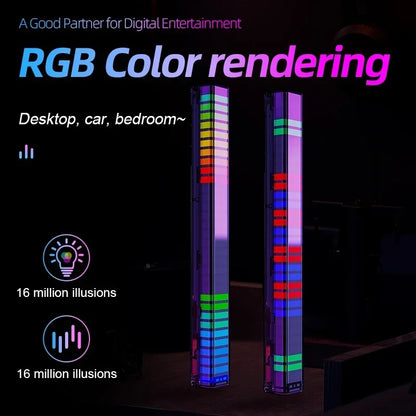 RGB Sound Pickup Lamp LED Atmosphere Lights Music Sync Muticolor light